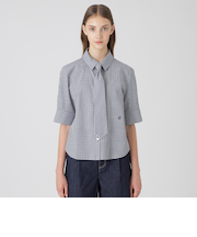 クレストブリッジギンガムチェックブラウス