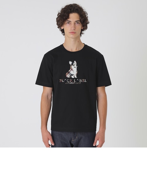 ハブラシコーギーTシャツ｜ブルーレーベルブラックレーベルクレスト