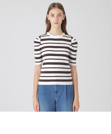 プレッピーボーダーニット