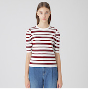 プレッピーボーダーニット