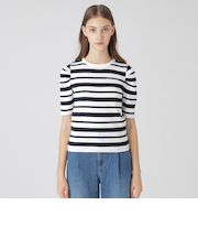 プレッピーボーダーニット