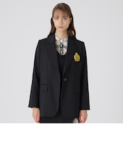 ウールストレッチブレンドテーラードジャケット