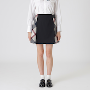 サイドチェックミニスカート