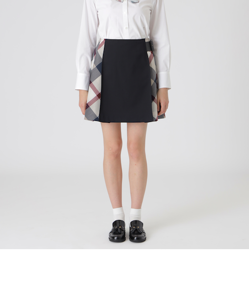 サイドチェックミニスカート