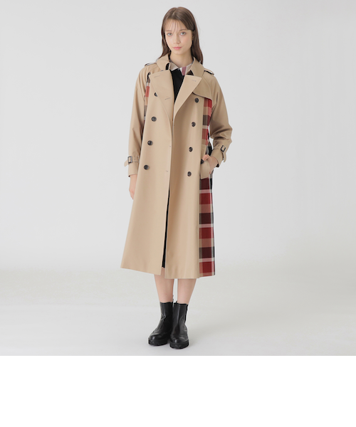 【新品】ブルーレーベルクレストブリッジ　S　トレンチ　ロング BLUE LABEL CRESTBRIDGE - 【新品 タグ付き】ブルーレーベル