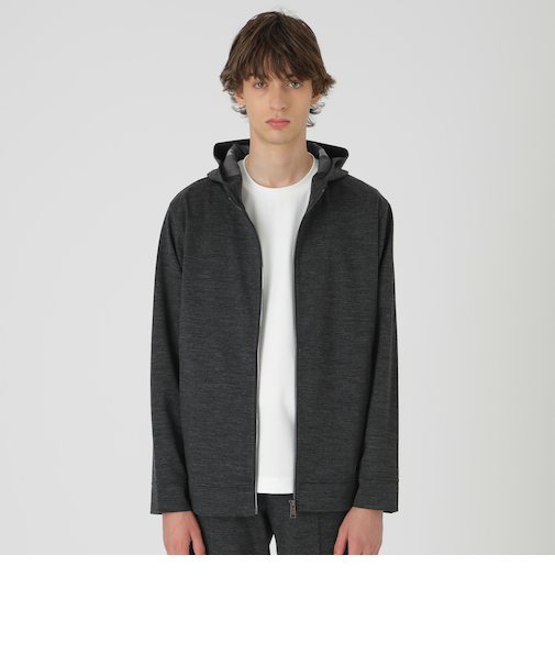 ボンディングウールジャージーパーカー