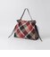 クレストブリッジチェックカルゼギャザーバッグ