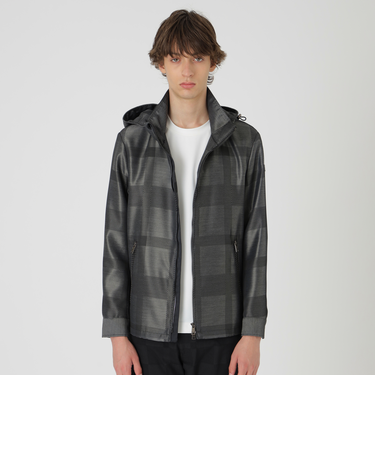 シャドーチェックカルゼパーカー