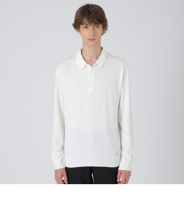 ヴィスコンフィーニットポロシャツ