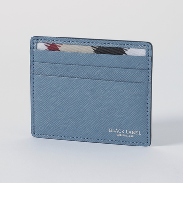 バイカラークレストブリッジチェックミニスナップウォレット