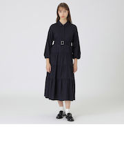 【取扱店舗限定】ウールツイルティアードドレス