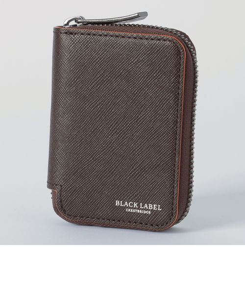 バイカラークレストブリッジチェックスマートキーケース｜ブルー