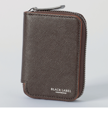 バイカラークレストブリッジチェックスマートキーケース