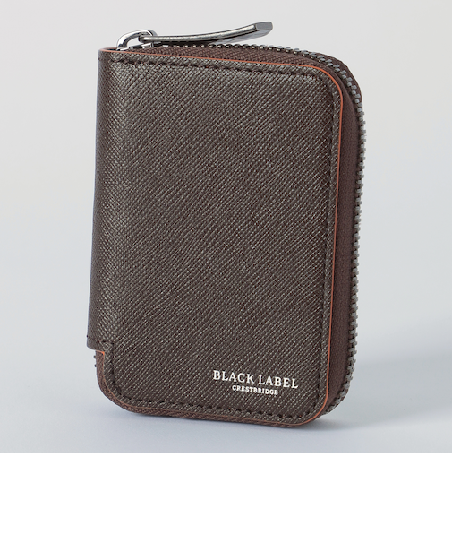 バイカラークレストブリッジチェックスマートキーケース