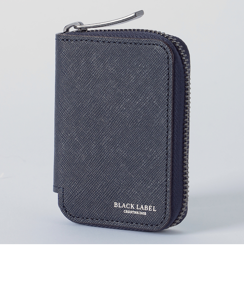 BLACK LABEL CRESTBRIDGE ネイビー キーケース バイカラークレストブリッジチェックスマートキーケース｜ブルー