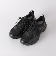 【BLACK.lab】カルゼシャドークレストブリッジチェックコンビビブラムスニーカー