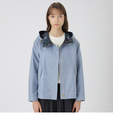 【はっ水】クレストブリッジチェックマウンテンパーカー