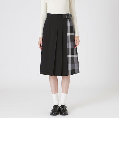 ブルーレーベルクレストブリッジ　シャイニーティアードスカート シャイニーティアードスカート（スカート）｜BLUE LABEL CRESTBRIDGE