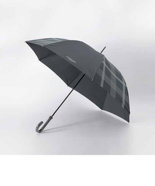 渋谷店・WEB限定】クレストブリッジチェックアンブレラ｜ブルー