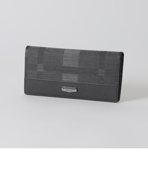 【一部店舗限定】シャドークレストブリッジチェックロングウォレット