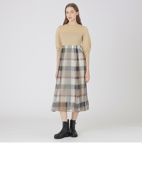 シフォンコンビドレス｜ブルーレーベルブラックレーベルクレスト