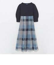シフォンコンビドレス
