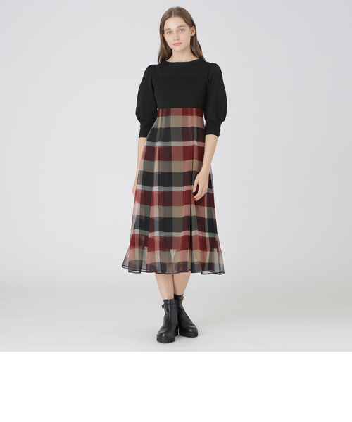 シフォンコンビドレス｜ブルーレーベルブラックレーベルクレスト