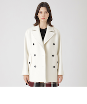 ツイルメルトンピーコート