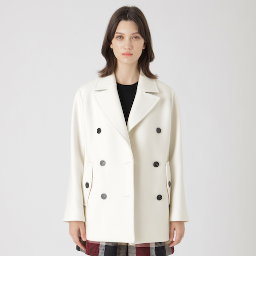 ツイルメルトンピーコート