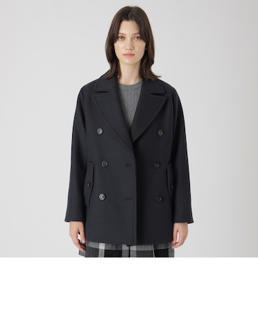 ツイルメルトンピーコート