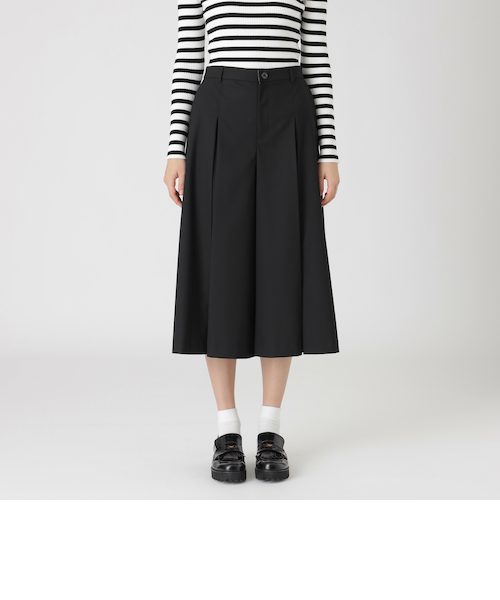BLUE LABEL　CRESTBRLDGE ウールライクツイルガウチョパンツ BLUE LABEL CRESTBRLDGE ウールライクツイルガウチョパンツ BLUE