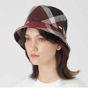 クレストブリッジチェックスラブプリペラバケットハット