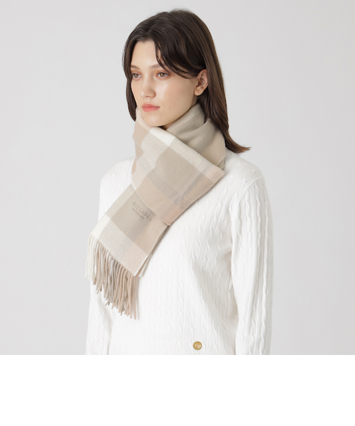 ブルーレーベルクレストブリッジ　チェックマフラー クレストブリッジチェックマフラー（マフラー・ストール