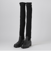 ニットロングブーツ