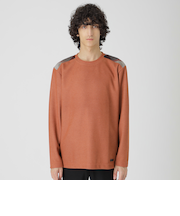 ショルダーチェックニットソー