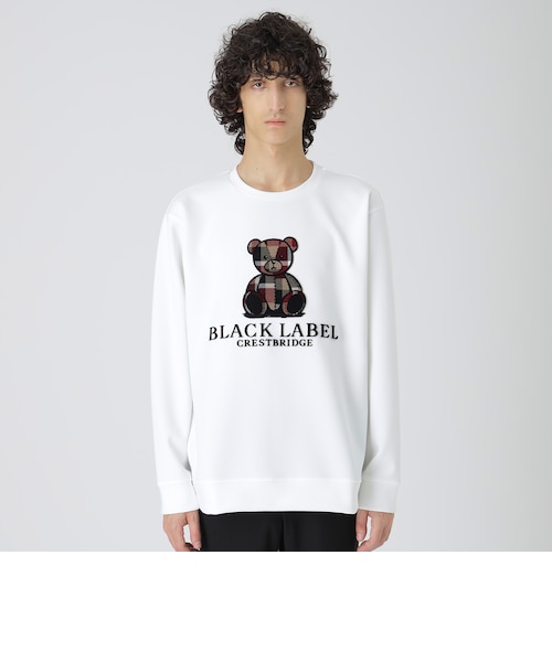 ハブラシベアースウェットシャツ　BLACK LABEL CRESTBRIDGE 一部店舗限定】ハブラシベアースウェットシャツ｜ブルーレーベル