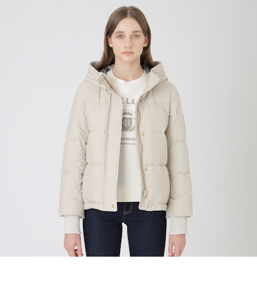 ハイマルチピーチタフタショートダウンコート