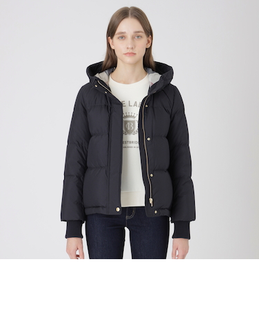 ハイマルチピーチタフタショートダウンコート