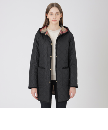 【取扱店舗限定】ナチュラルタフタキルティングコート