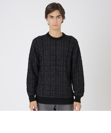 ツィーディークルーネックニット