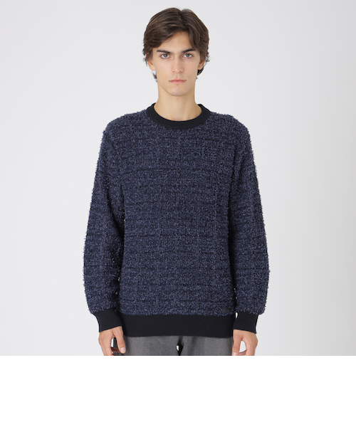 ツィーディークルーネックニット｜ブルーレーベルブラックレーベル