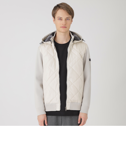 ファブリックコンビニットブルゾン