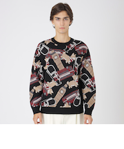 【一部店舗限定】ブリティッシュモチーフジャカードニット