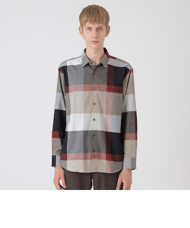 フランネルクレストブリッジチェックシャツ