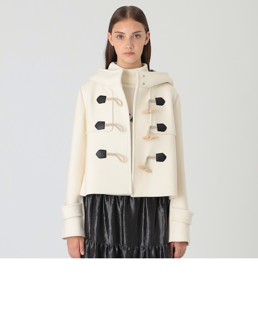 ツイルメルトンショートダッフルコート