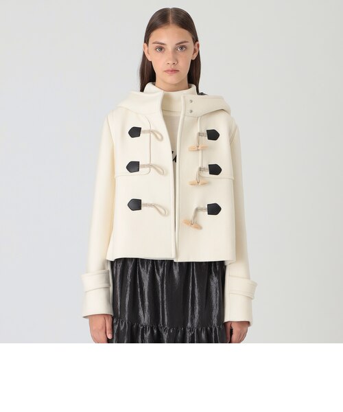 ツイルメルトンショートダッフルコート｜ブルーレーベルブラック