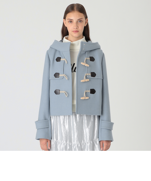 ツイルメルトンショートダッフルコート