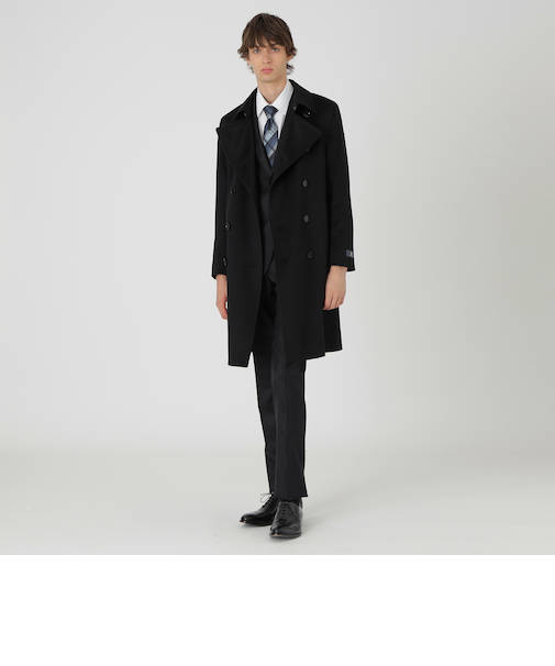 【一部店舗限定】by CRAFTSMAN COLOMBOカシミヤビーバーダブルトレンチコート