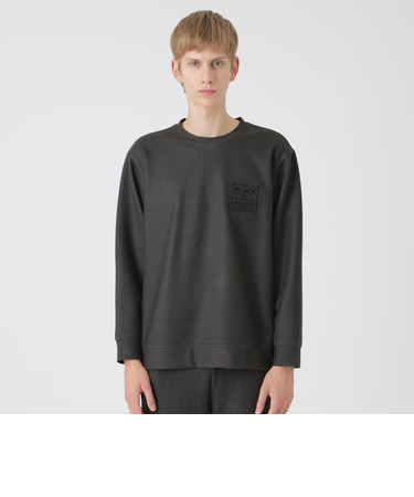 【BLACK lab.】ダウンファブリックロゴスウェットシャツ