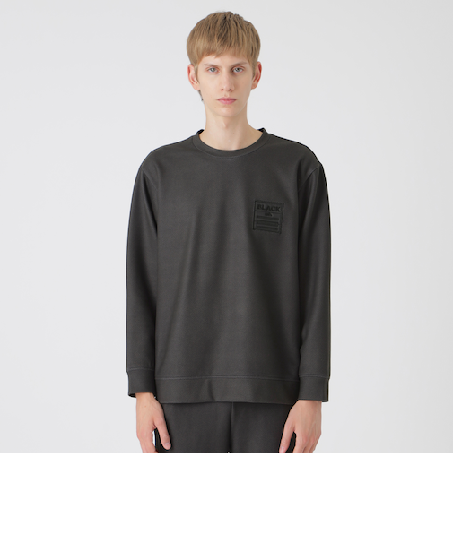 【BLACK lab.】ダウンファブリックロゴスウェットシャツ